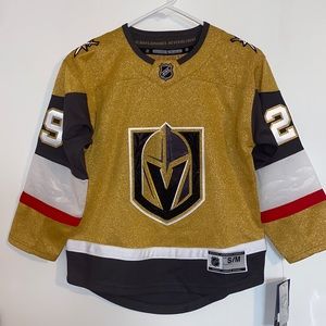 FLEURY VEGAS GOLDEN KNIGHTS kids jersey, gold and grey S/M